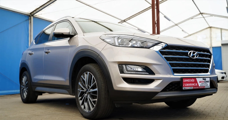 Hyundai Tucson cena 93990 przebieg: 80900, rok produkcji 2019 z Ryn małe 781